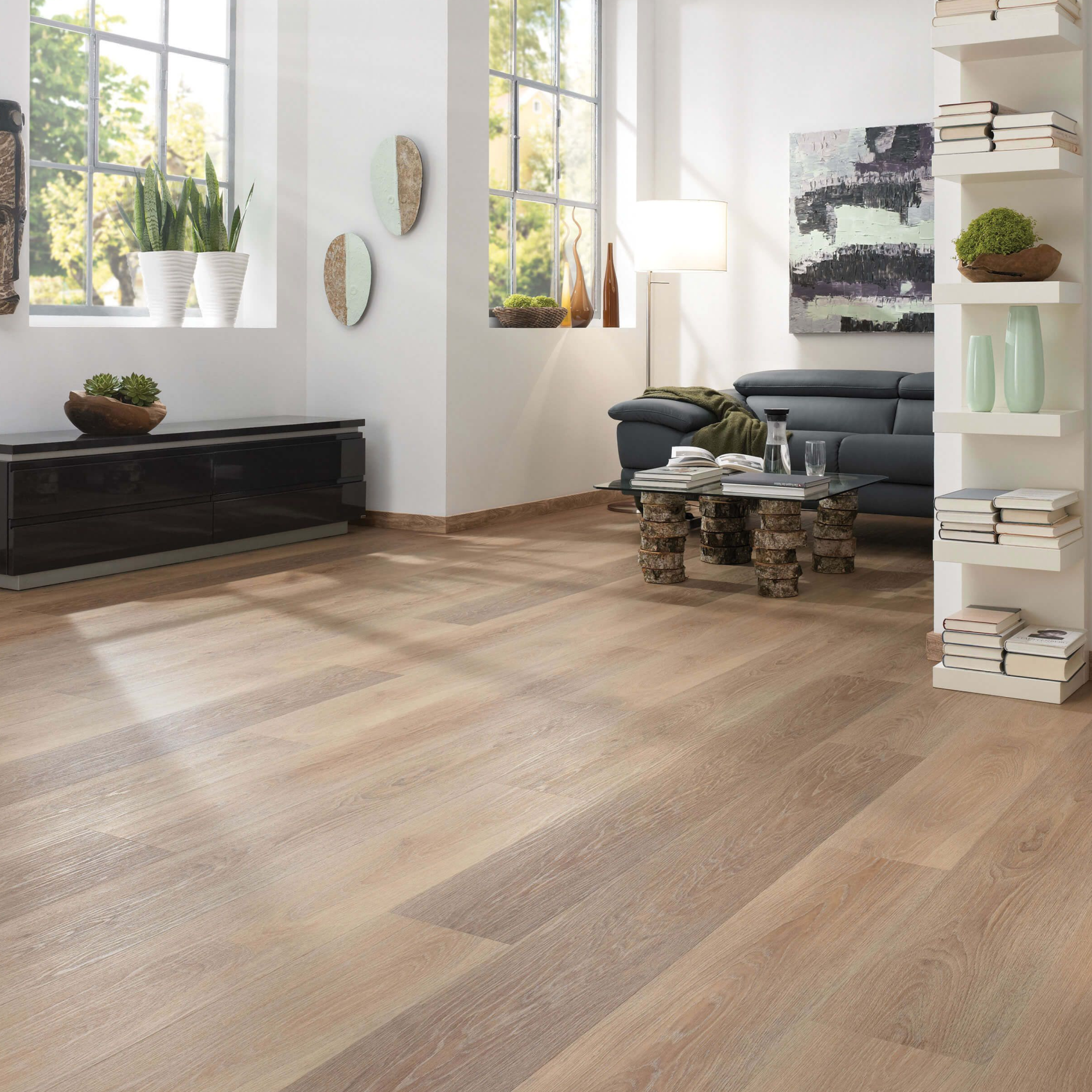 Piso Vinílico 122X17,80 Carvalho Europeo Claro 2mm